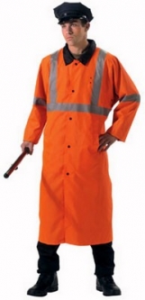 Police Officer's Rain Parkas Orange