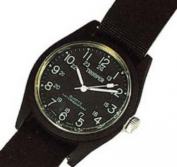 Military Quartz Watches Black Watch