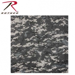 Rothco Bandana -Subdued Urban Digital Camo- 22 Inch X 22 Inch