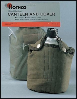 Military Style Canteen And Cover