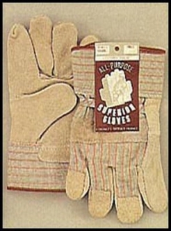 Leather Work Gloves "Big John in. Leather Work Gloves