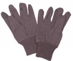 Brown Work Gloves Cotton Jersey Work Gloves