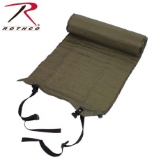 Rothco Self Inflating Air Mat with Straps - Olive Drab