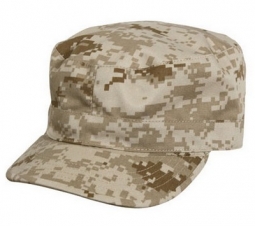 Desert Digital Camouflage Fatigue Cap