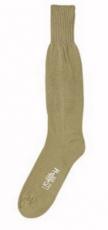 Military Socks Khaki GI Type Cushion Sole Socks
