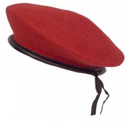 Military Style Wool Monty Berets Red Beret