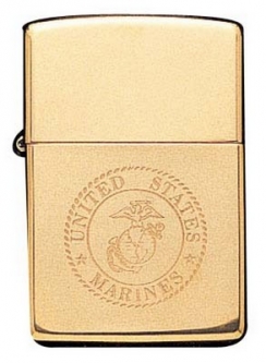 US Marines Solid Brass Zippo&Reg; Lighters