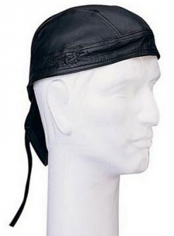 Leather Headwraps - Black Headwrap