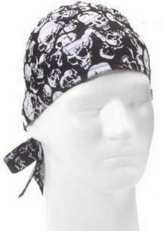 Headwrapsblack Skulls Headwraps