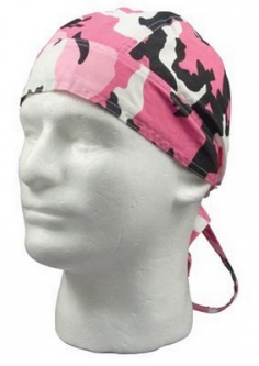 Camouflage Headwraps Pink Camo Wrap