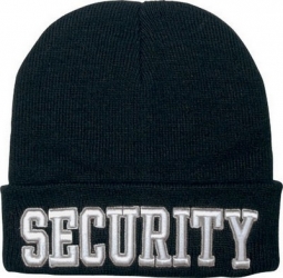 Security Cap Security Logo Knit Watch Cap