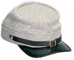 Military Civil War Kepi - Grey Confederate Army