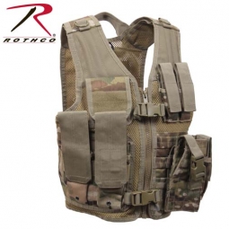 Rothco Kid'S Tactical Cross Draw Vest-Multicam
