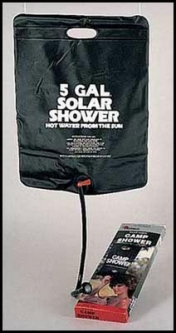 Solar Camping Shower - 5 Gallon