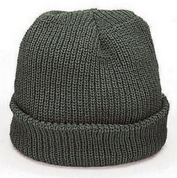 Camouflage Hats Acrylic Watch Cap Foliage Green