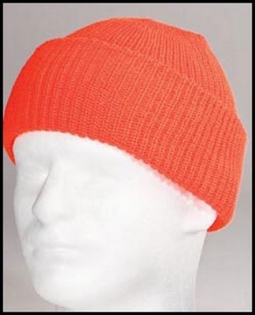 High Visibility Orange Watch Caps