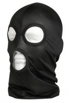 Lightweight Facemask 3 Hole Mask Black