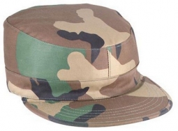 Camouflage Fatigue Caps Woodland Camo Cap