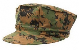 Marines Fatigue Caps Woodland Digital Camo