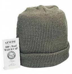Genuine Military Army Wool Watch Caps - Olive Drab Cap