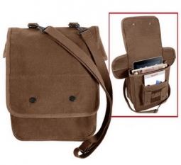 Military Style Map Case Shoulder Bag Earth Brown