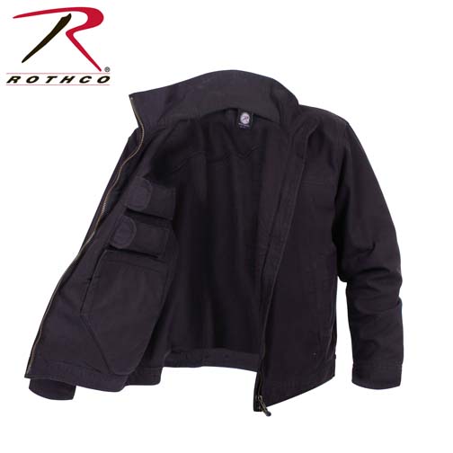 Rothco Lightweight Concealed Carry Jacket-Black-Size 3XL: Army Navy Shop