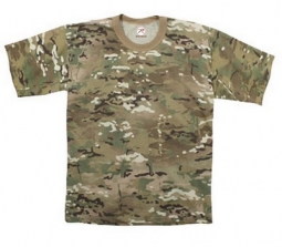 Men's Multi Camouflage T-Shirt 2XL
