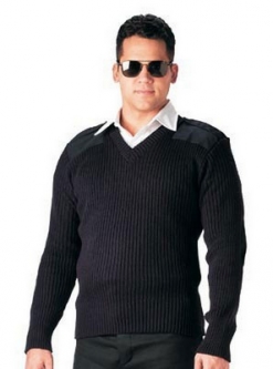 Acrylic G.I. Sweaters - V-Neck Sweaters Size 3XL