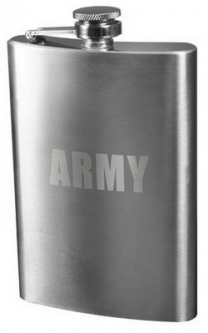 Army Flasks Engraved Army Logo Flask