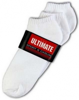 Athletic Socks White No Show Socks