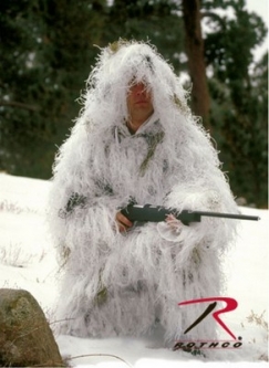 Snow Ghillie Suit Bushrag Ultralight Ghillie