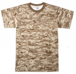 Boy's Camo Desert Digital Camouflage T-Shirts