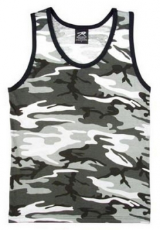 Camouflage Tops Military Camo Tank Top
