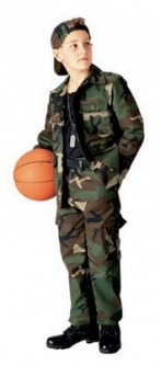 Kids Camouflage Shirts - Boys Fatigues (BDU)