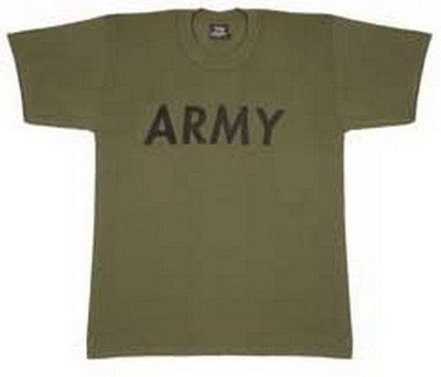 Military T-Shirts - Olive Drab Army Logo T-Shirt: Army Navy Shop