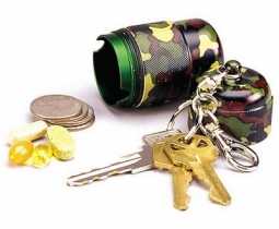 Camouflage Utility Capsule W/Key Ring