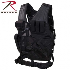 Rothco Tactical Cross Draw Vest - Black - Oversized