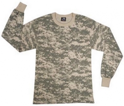 Kid Camouflage Shirts Digital Camo Long Sleeve T-Shirt