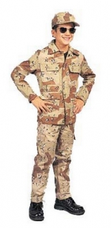 Kids Desert Camouflage Pants Boys Fatigues (BDU) Size 2