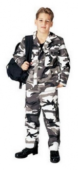 Kids City Camouflage Pants - Boys Fatigues (BDU)