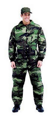 Camouflage Coveralls Insulated Camo Coverall 2XL