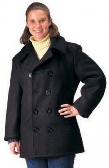 US Navy Type Peacoats - Military Jackets - Black