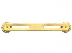 Military Ribbon Mounts Brass 2 Ribbon Mount