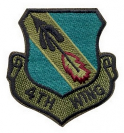 Army Air Patch 4Th Wing Subdued