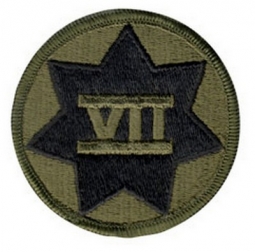 Army 7Th Corp Patches Subdued
