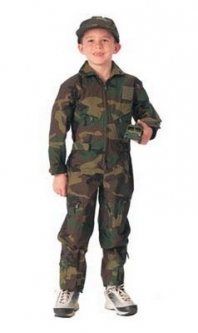 Kids Camouflage Flightsuits Woodland Camo Flightsuit