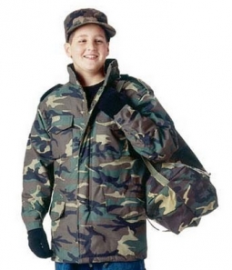 Kids Camouflage M-65 Field Jackets - Childs Camo Jacket