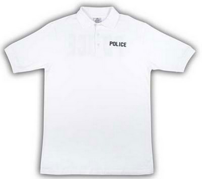 police golf shirt