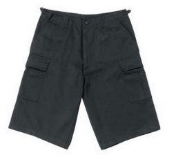 Fatigue Shorts Xtra Long Black Cargo Shorts 2XL