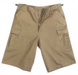 Military Shorts Khaki Xtra Long Fatigue Shorts 2XL